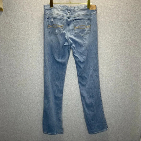 Abercrombie & Fitch Y2K The A&F Skinny Boot Distressed Jeans - Picture 3 of 6